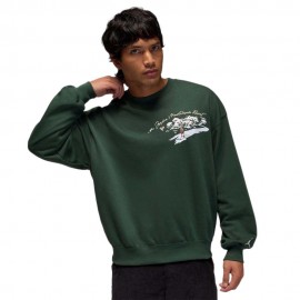 Jordan Brooklyn Felpa Girocollo verde