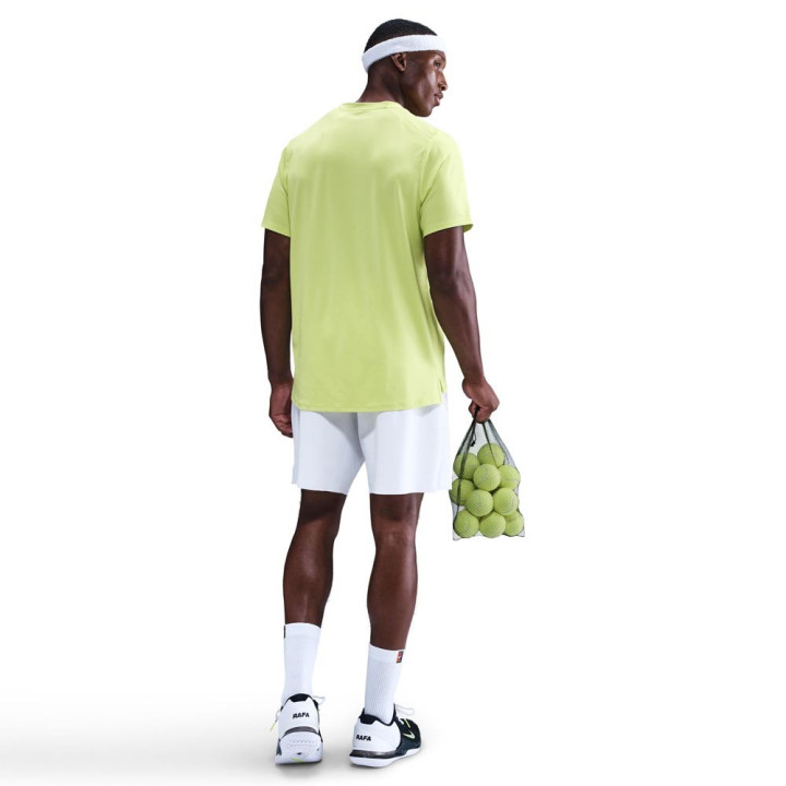 Nike Court Advantage T-Shirt Tennis Lemon Twist Uomo