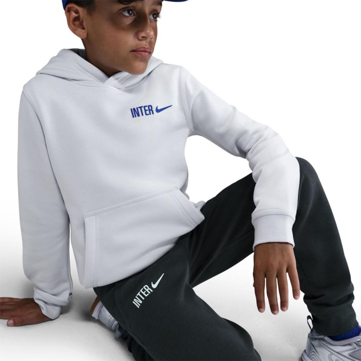 Nike Pantaloni Allenamento Calcio Inter Club Jogger Anthracite Grigio Bambino