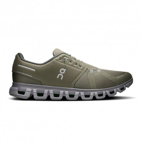 On Cloud 6 Verde Oliva Grigoscuro - Sneakers Uomo