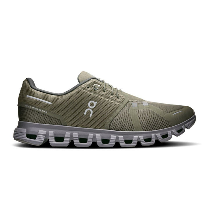 On Cloud 6 Verde Oliva Grigoscuro - Sneakers Uomo