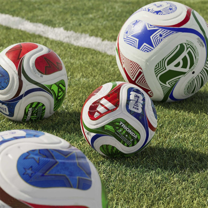 ADIDAS Pallone Calcio Piccolo Wc 26 Mini Blu Bianco