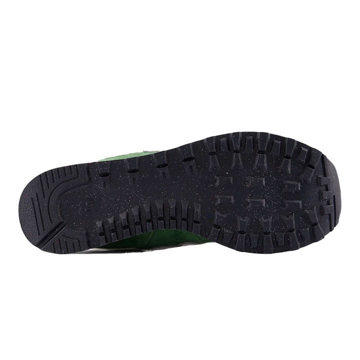 New Balance 574 Mesh Suede Verde Bianco - Sneakers Uomo