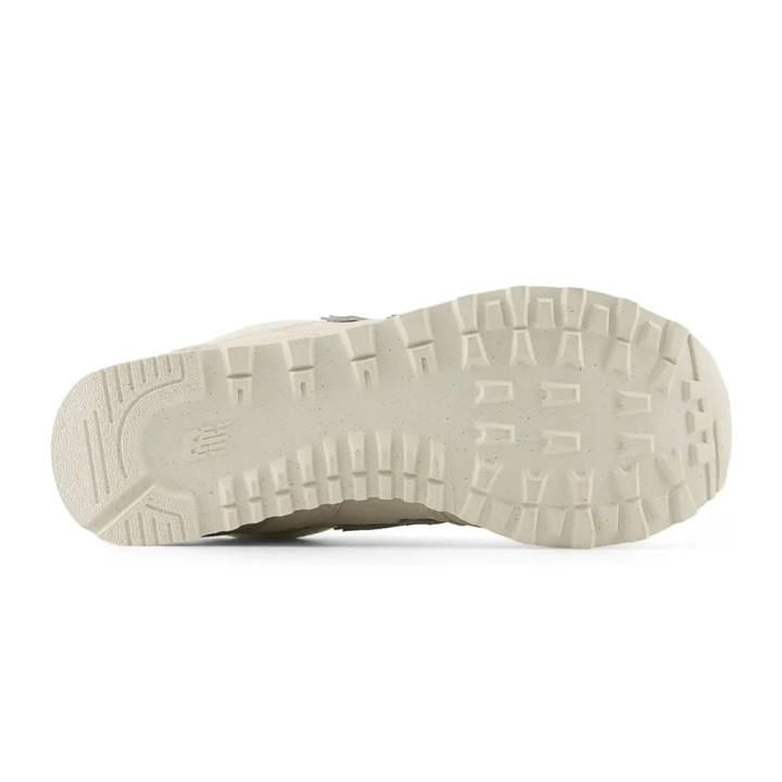 New Balance 574 Lea Bianco Grigio - Sneakers Donna