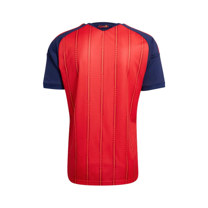 Adidas Maglia Maniche Corte Home Spagna Rosso Giallo Uomo
