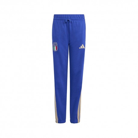 Adidas Pantaloni Allenamento Calcio Italia Culture Dna Blu Bambino