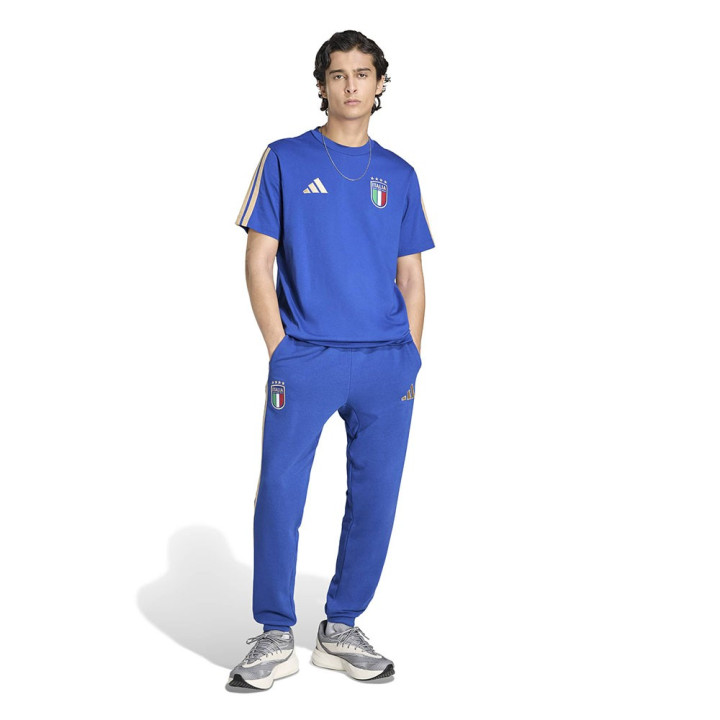 Adidas Pantaloni Allenamento Calcio Italia Culture Dna Blu Uomo