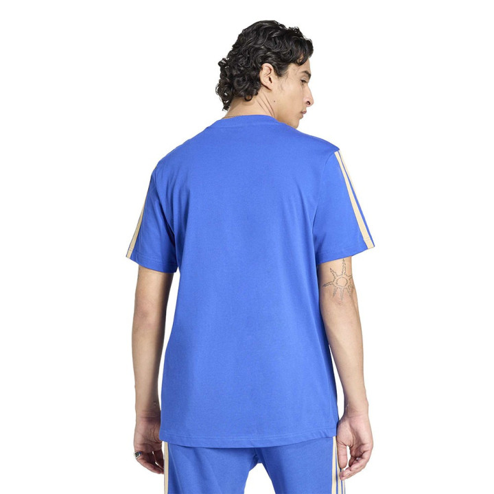 Adidas T-Shirt Italia Culture Dna Performance Blu Uomo