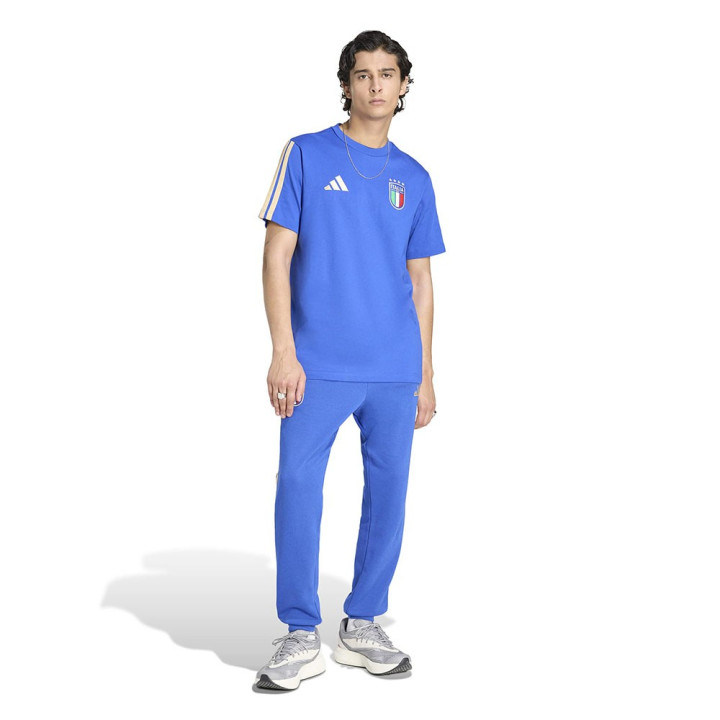 Adidas T-Shirt Italia Culture Dna Performance Blu Uomo