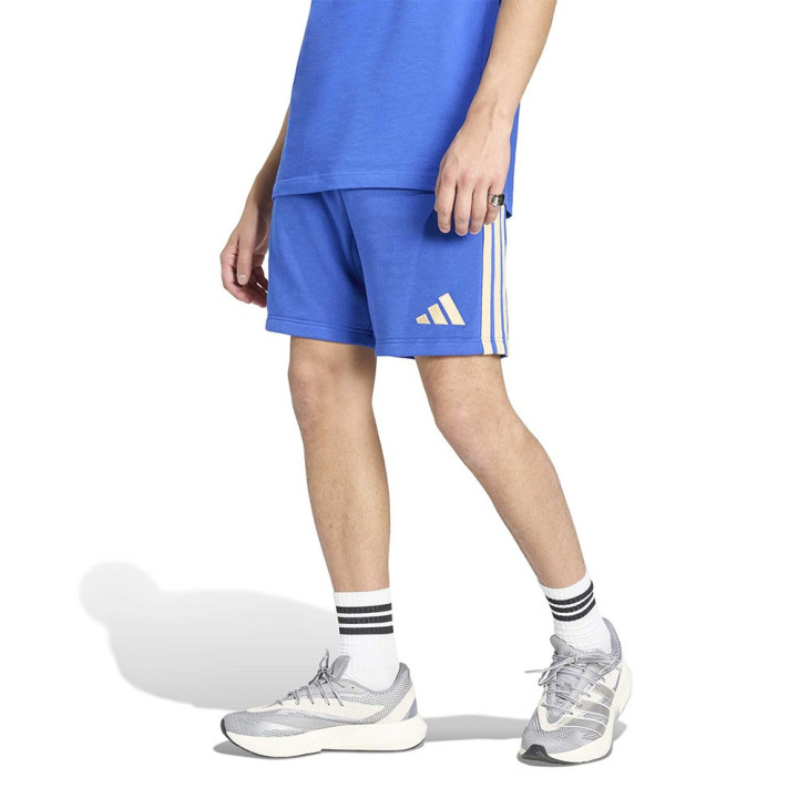 Adidas Pantaloncini Calcio Italia Culture Dna Blu Uomo