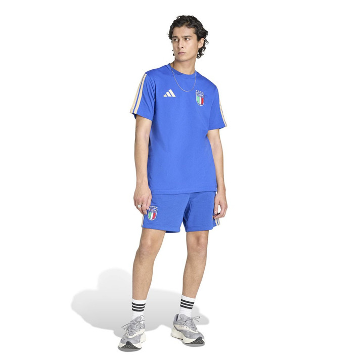 Adidas Pantaloncini Calcio Italia Culture Dna Blu Uomo