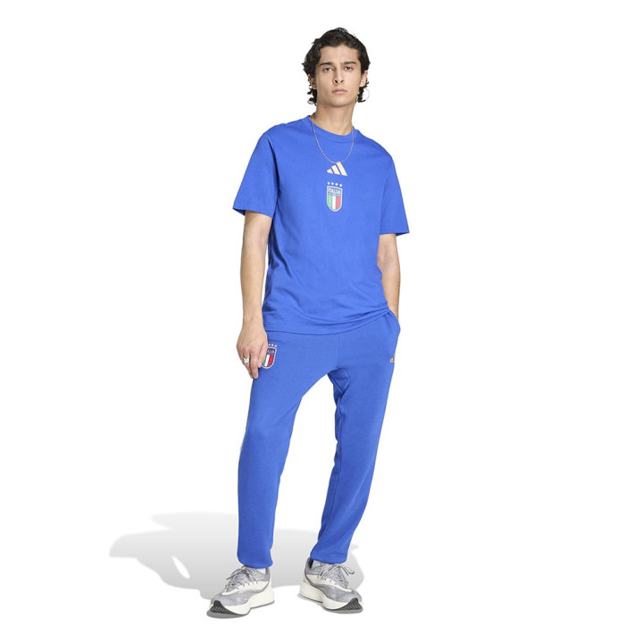 Adidas T-Shirt Italia Culture Dna Blu Uomo