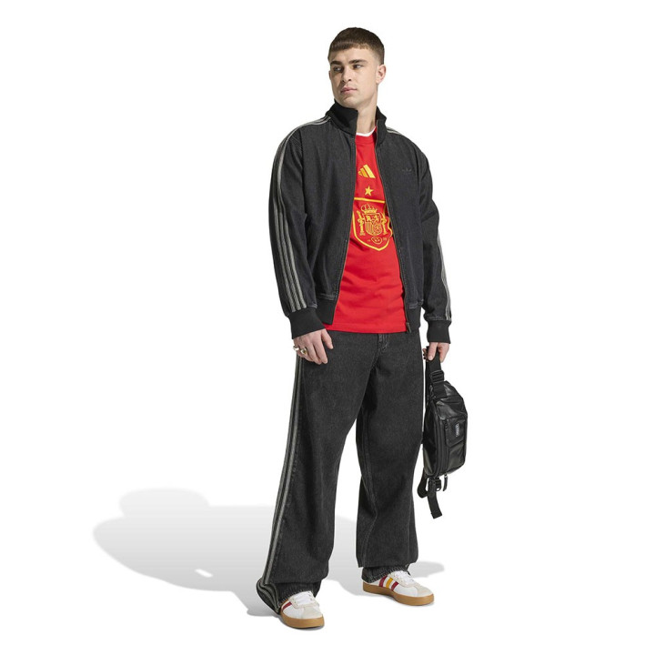 Adidas T-Shirt Cotton Tee Dna Spagna Rosso Uomo