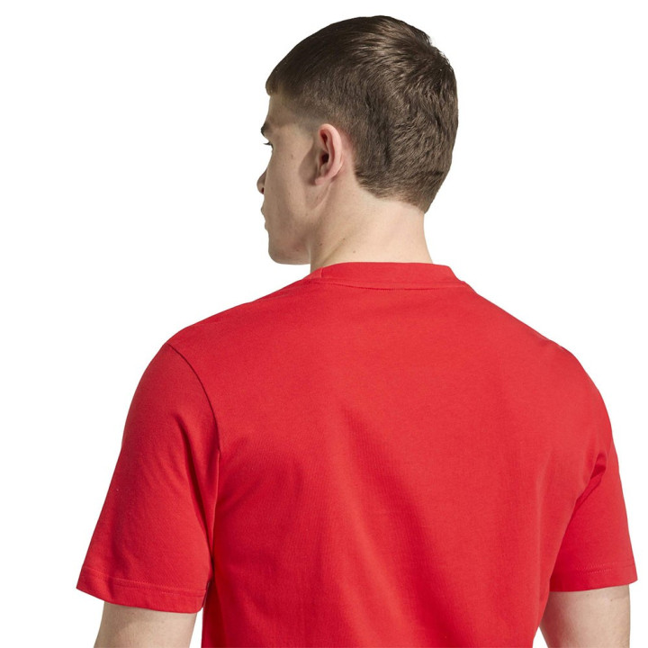 Adidas T-Shirt Cotton Tee Dna Spagna Rosso Uomo