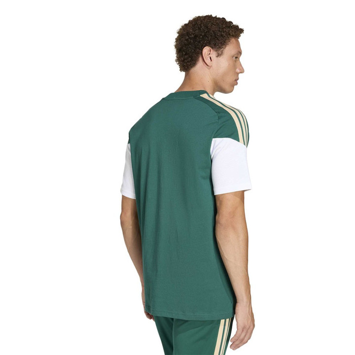 Adidas T-Shirt Italia Training Cotton Verde Uomo