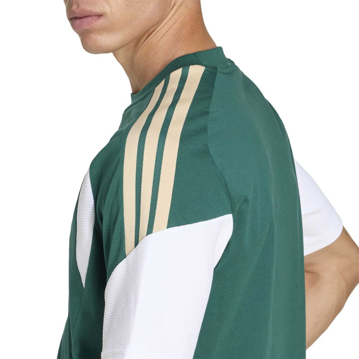 Adidas T-Shirt Italia Training Cotton Verde Uomo