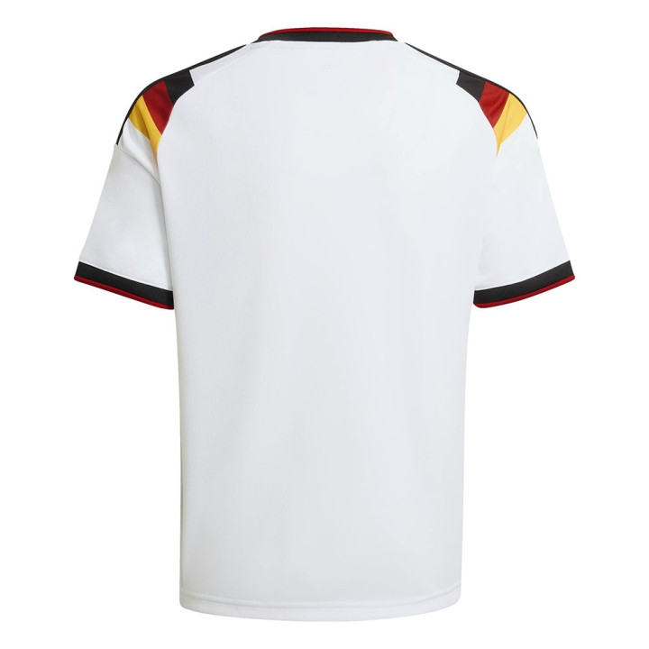 Adidas Maglia Maniche Corte Home Germania Bianco Bambino