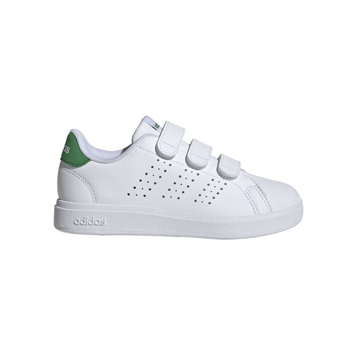 Adidas Advantage Base 2.0 Cf C Ps Bianco Verde - Sneakers Bambino