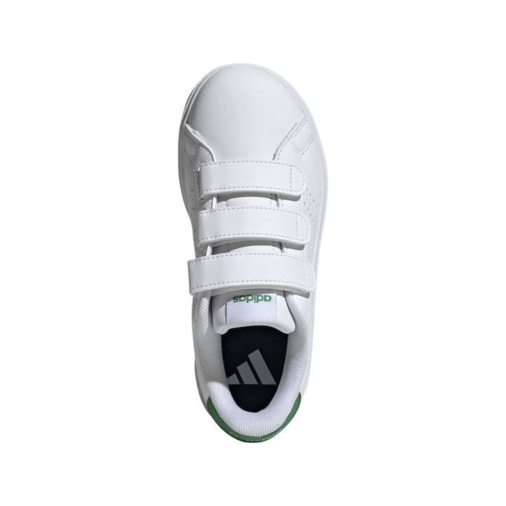 Adidas Advantage Base 2.0 Cf C Ps Bianco Verde - Sneakers Bambino