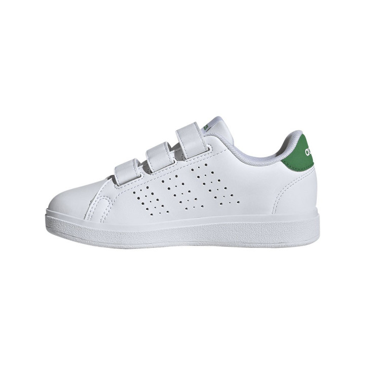 Adidas Advantage Base 2.0 Cf C Ps Bianco Verde - Sneakers Bambino