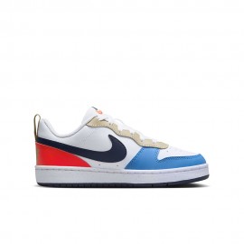 Court Borough Low Recraft Gs bianco blu arancio