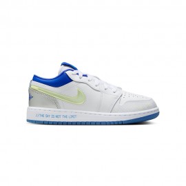 Air Jordan 1 Low School Gs bianco blu