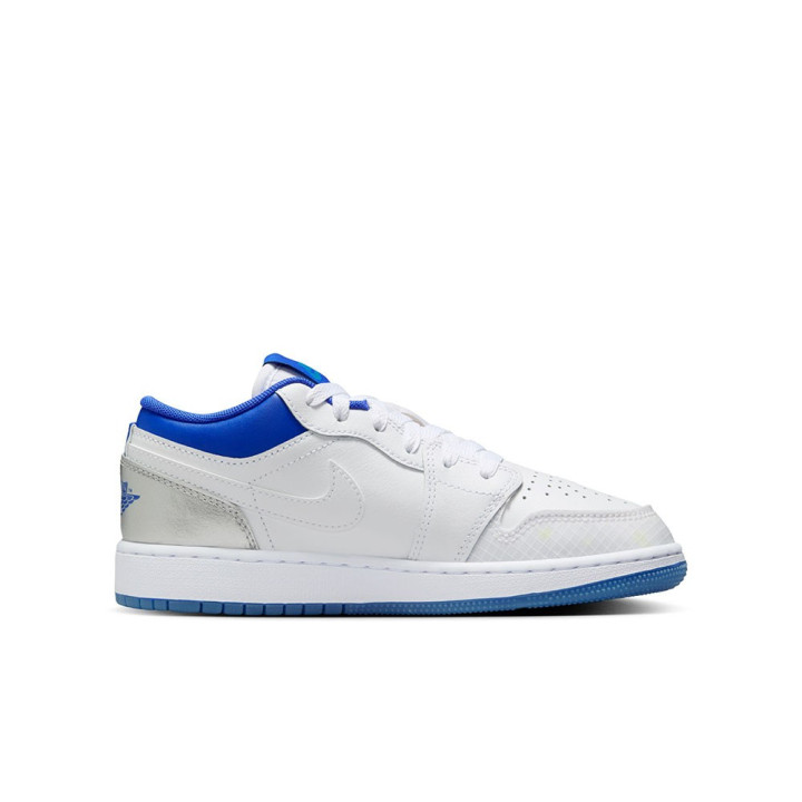 Nike Jr Air Jordan 1 Low School Gs Bianco Rosso - Sneakers Bambino