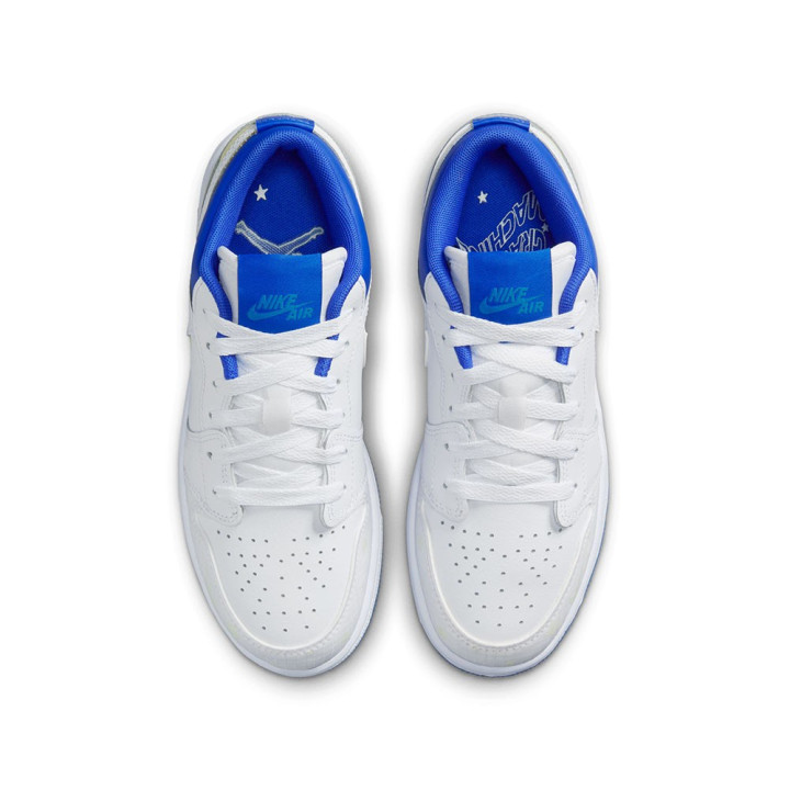 Nike Jr Air Jordan 1 Low School Gs Bianco Rosso - Sneakers Bambino