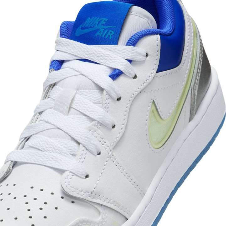 Nike Jr Air Jordan 1 Low School Gs Bianco Rosso - Sneakers Bambino