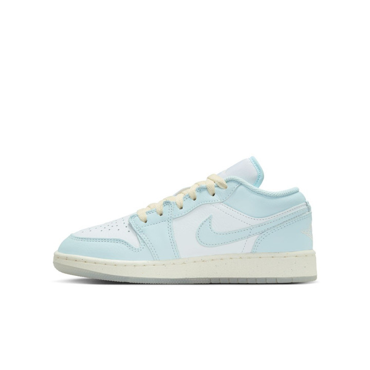 Nike Air Jordan 1 Low Se Gs Blu Bianco - Sneakers Bambino