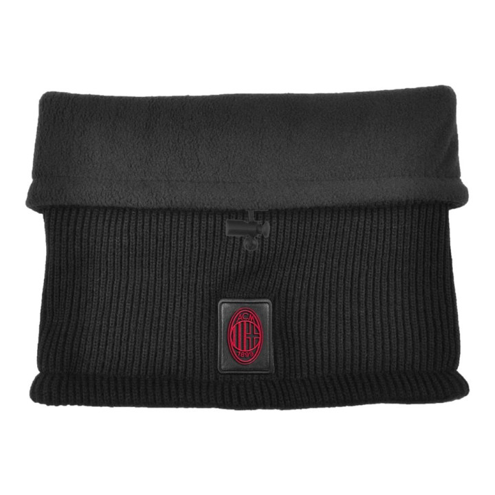 Imma Scaldacollo Milan Patch Pelle Nero Rosso Uomo