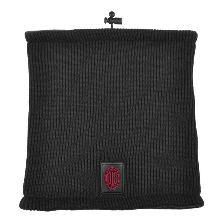 Imma Scaldacollo Milan Patch Pelle Nero Rosso Uomo