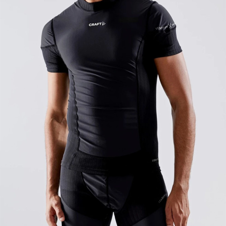 Craft Maglia Termica Pro Active Extreme X Wind Nero Graphite Uomo