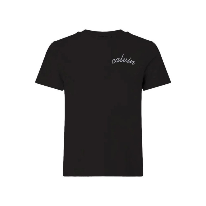 Calvin Klein T-Shirt Logo Nero Donna