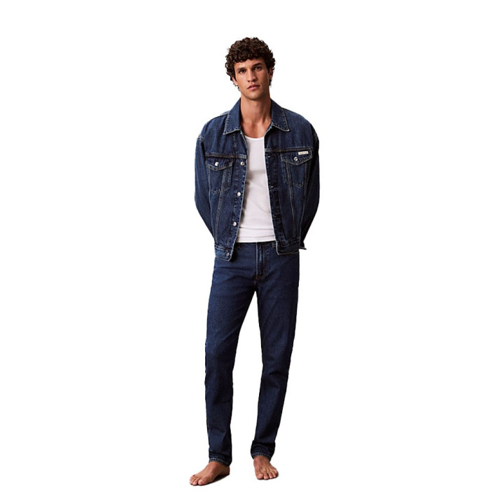 Calvin Klein Jeans Slim Taper Pacifico Blu Uomo