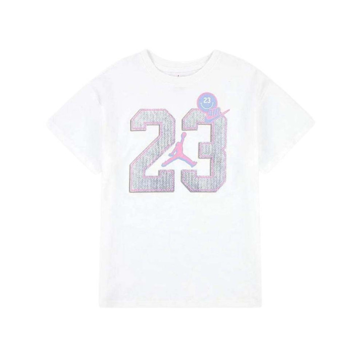 Nike Jordan T-Shirt Bianco Bambina