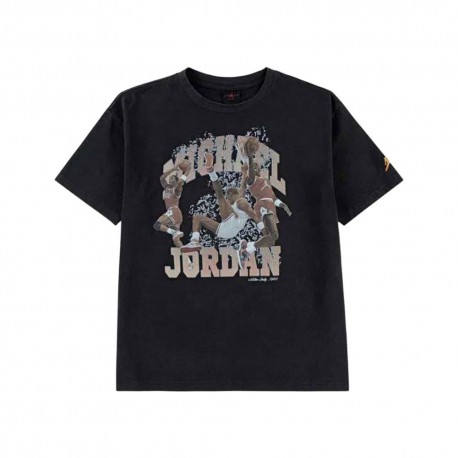 Nike Jordan T-Shirt Flt Ess Nero Bambino