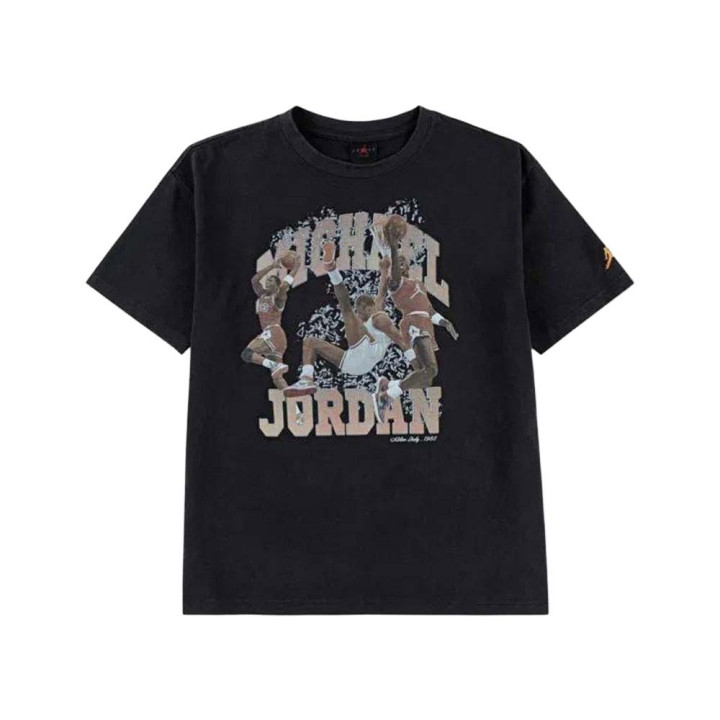 Nike Jordan T-Shirt Flt Ess Nero Bambino