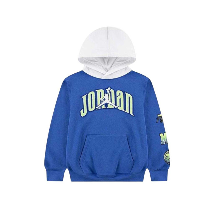 Nike Jordan Felpa Gametime Fleece Blue Bambino