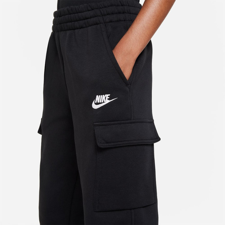 Nike Sportswear Club Pantacargo Logo Piccolo Nero Bambino