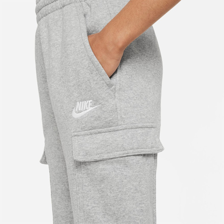 Nike Sportswear Club Pantacargo Logo Piccolo Grigio Bambino