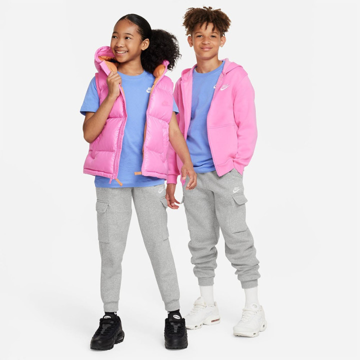 Nike Sportswear Club Pantacargo Logo Piccolo Grigio Bambino