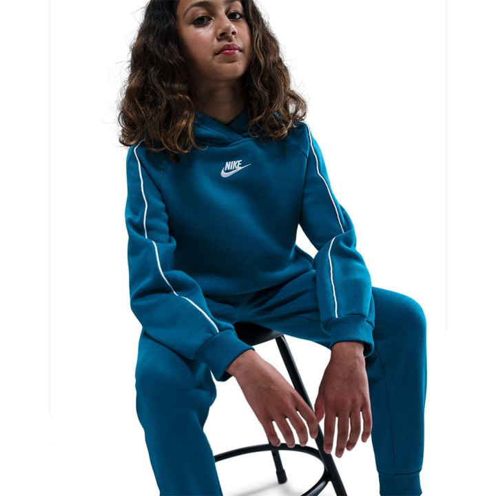 Nike Sportswear Club Tuta Sportiva Blu Bambino