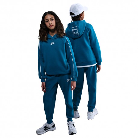 Nike Sportswear Club Tuta Sportiva Blu Bambino