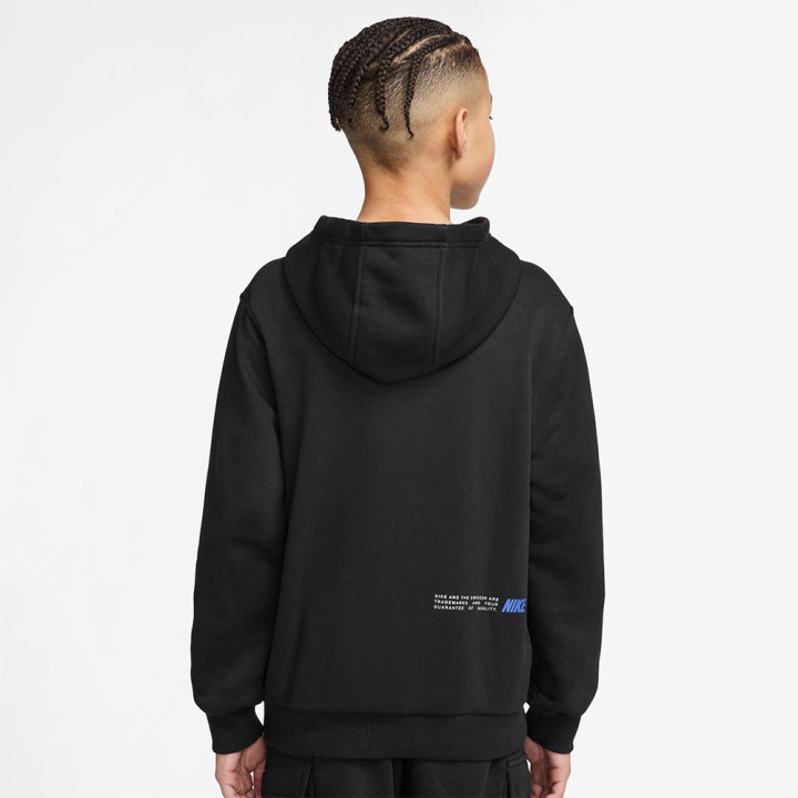 Nike Sportswear Club Felpa Palestra Nero Bambino