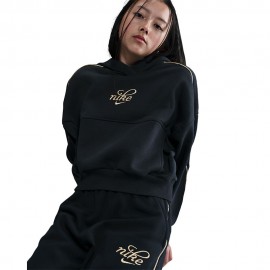 Sportswear Club Felpa Palestra Crop nero