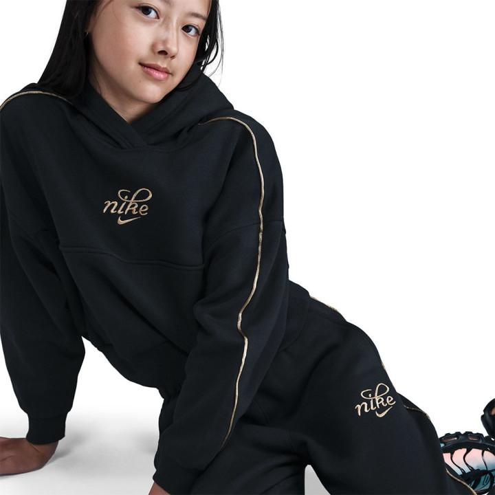 Nike Sportswear Club Pantaloni Con Polsino Nero Bambina