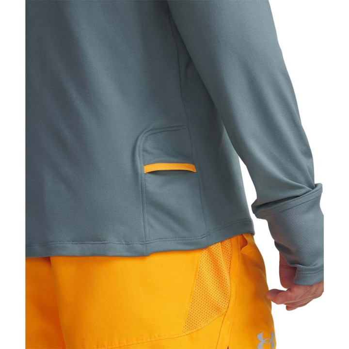 Under Armour Maglia Running Launch Pro 1 4 Zip Jasper Blue Uomo