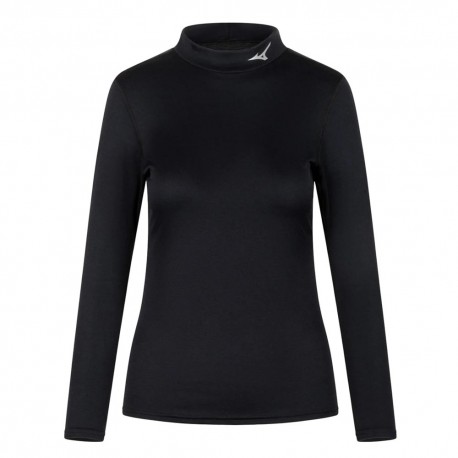 Mizuno Maglia Running Run Bt Mid Weight High Nero Donna