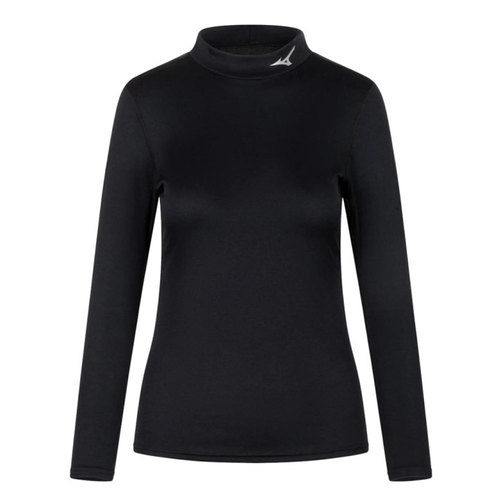 Mizuno Maglia Running Run Bt Mid Weight High Nero Donna